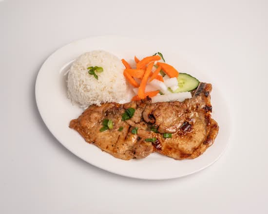 257 - Grilled Pork Chop Rice (Cơm Sườn Nướng)