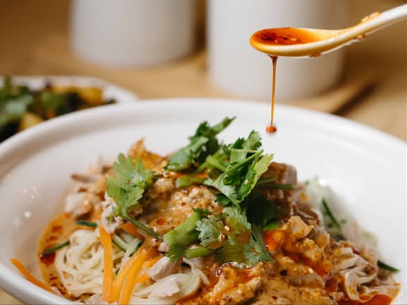 Nouilles froides au poulet