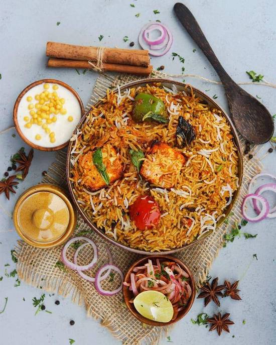Paneer Tikka Biryani