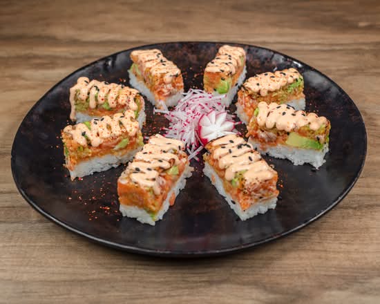 Spicy Salmon Avocado Torched