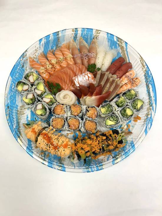 Assorted Sushi + Sashimi + Roll 60Pcs