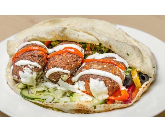 Falafel Donair wrap