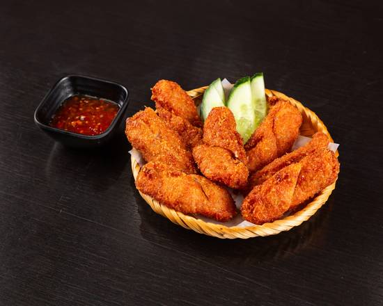 Nem Chua Rán / Deep Fried Fermented Meat Rolls (4p)
