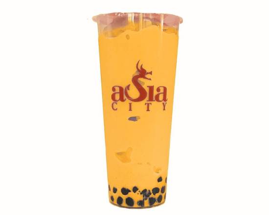 Mango Ice Blended Bubble Tea