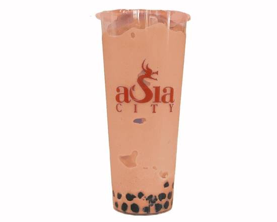 Strawberry Banana Ice Blended Bubble Tea
