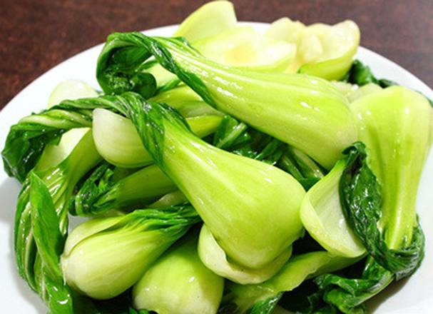 160. Fried Baby Bok Choy With Garlic