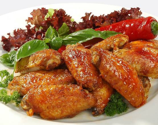 46. Honey Garlic Chicken Wings