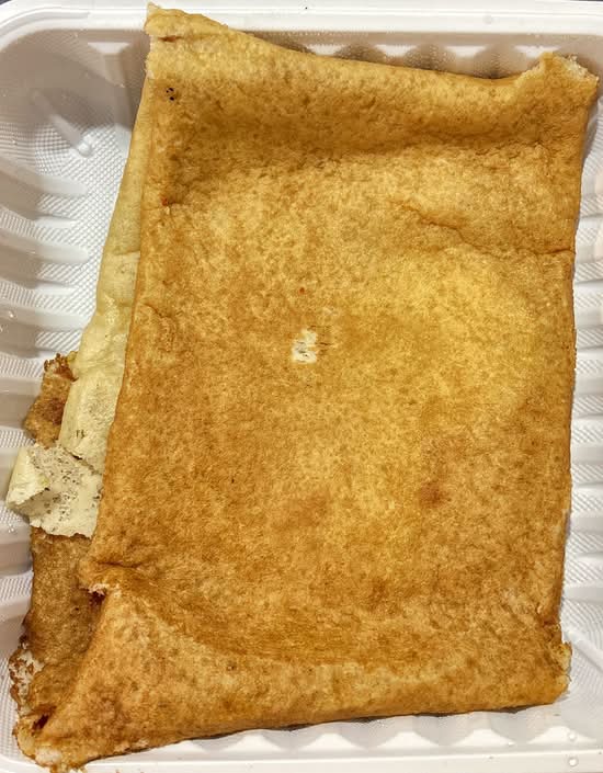 Egg Podi Dosa
