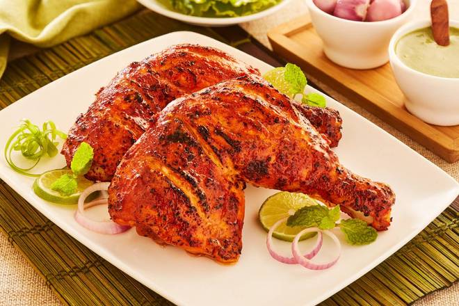 Half Chicken Tandoori (Demi poulet mariné)