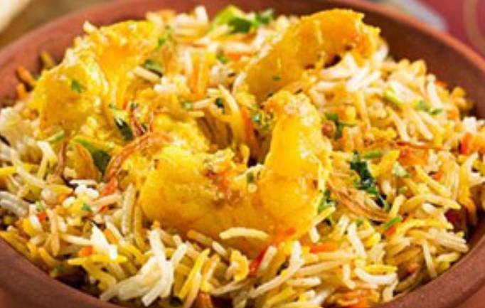 Shrimp Biryani (Biryani aux crevettes)