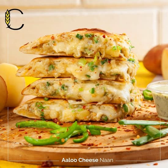 Aaloo Cheese Naan (Potato)