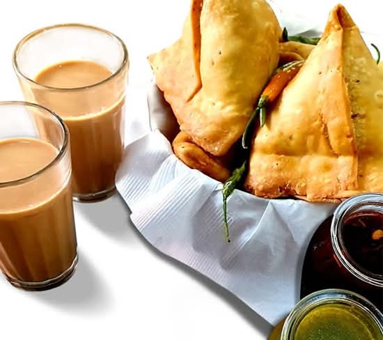 Masala Chai with Samosa 2pc