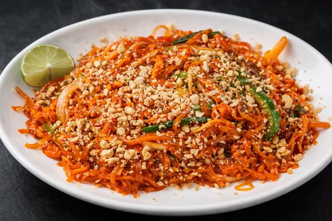 Veg or Egg Pad Thai Noodles