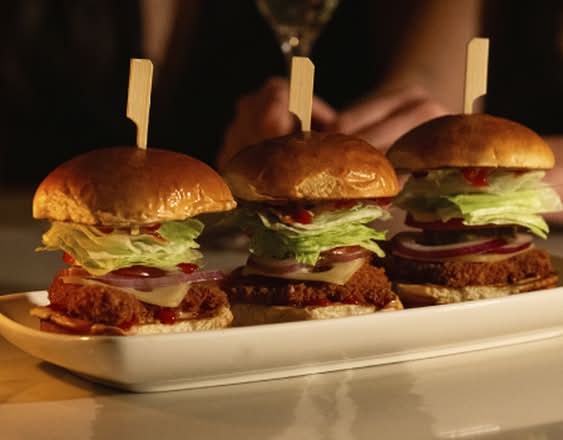 MINI CRISPY CHICKEN SANDWICHES