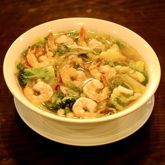 25. Prawn Soup / Tôm