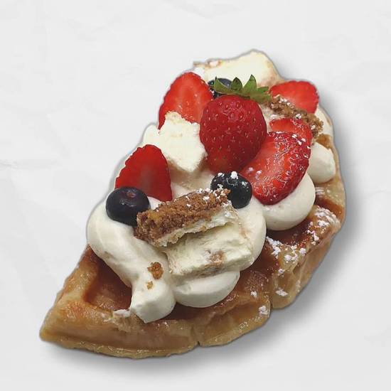 Berry Cheesecake Croffle (Crofre Gâteau au fromage à la barre)