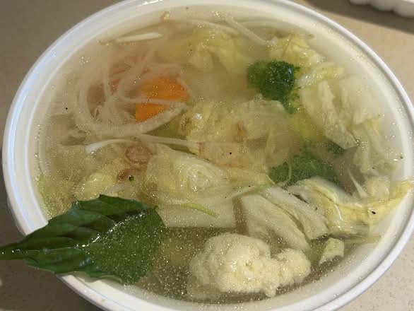 17. Mix Vegetable Noodle Soup (chicken broth)