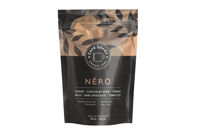 Mélange impérial Néro 300 g mouture filtre/Imperial nero blend 300 g filter grind
