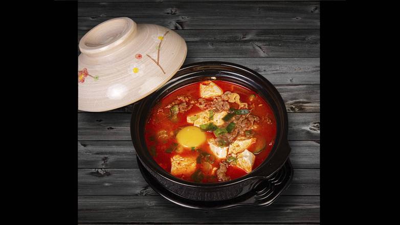 Beef Soft Tofu Soup