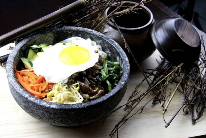 Hot Stone Pot Bibimbab