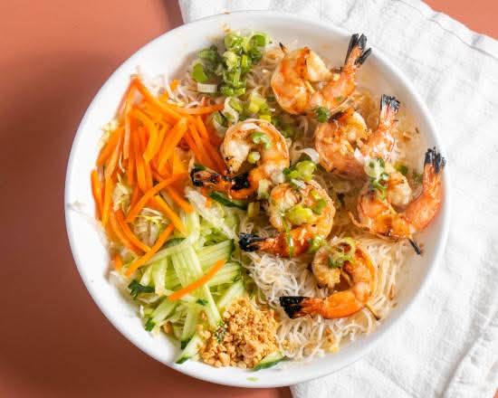 32. Grilled Shrimp on Vermicelli