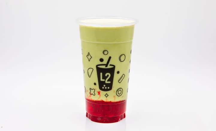 MATCHA LATTE AU FRAISE / STRAWBERRY MATCHA LATTE