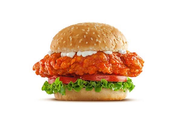 Buffalo Chicken Burger (Burger poulet Buffalo)
