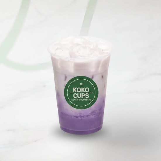 Iced Taro Latte