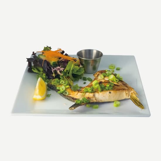 Hamachi Kama Grilled Plate
