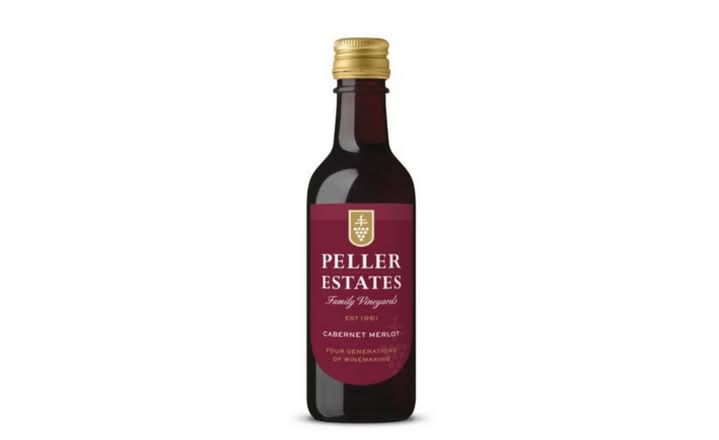 Peller Estates Cabernet-Merlot, Individual 200mL bottle red wine (12.5%25 ABV)