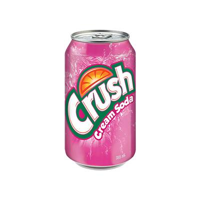 Crush Cream Soda Can