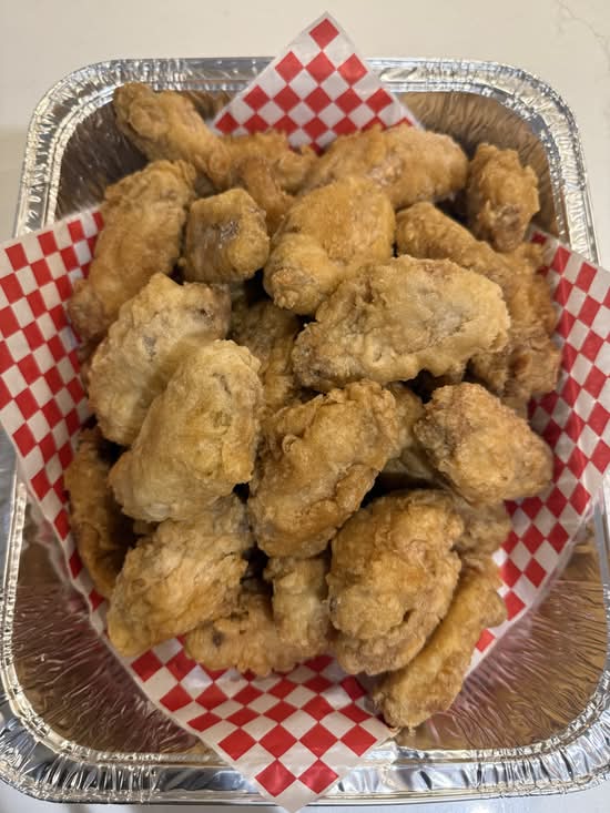 Fried Crispy Wings （Medium Catering tray)