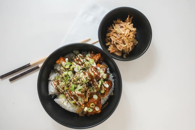 Korean Fried Chicken Rice Bowl