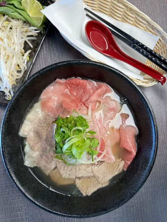 Pho Tai Nam / Rare Beef and Brisket Noodle Soup