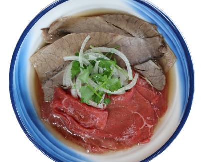 10. Rare Steak & Well-Done Brisket (Large)