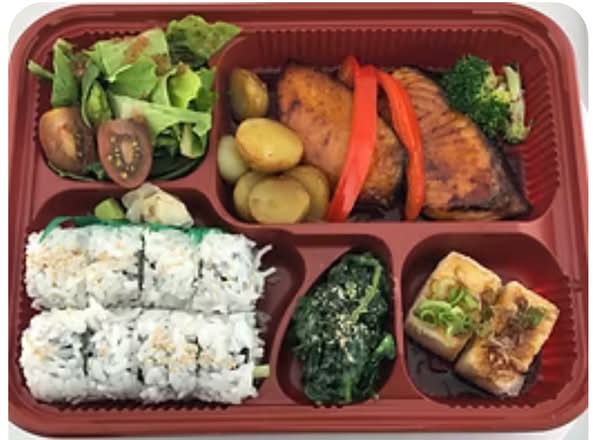 Salmon Teriyaki Bento Box