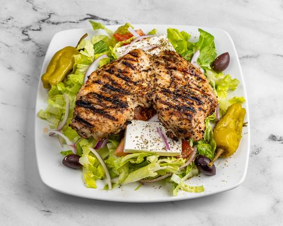 Salade Grecque au Poulet Grillé / Greek Grilled Chicken Salad