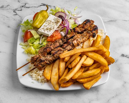 2 Souvalkis sur Baton / 2 Souvlakis on Stick
