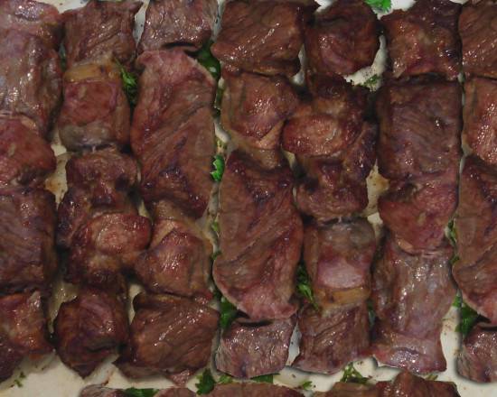 Plat de brochette bœuf / Beef Skewer Plate