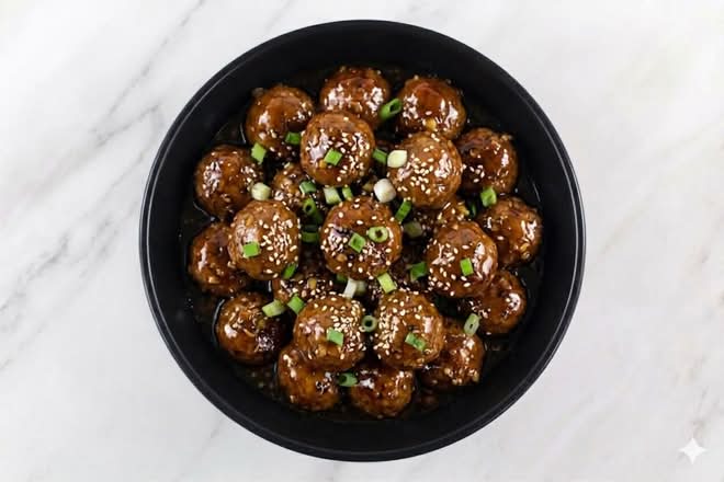 Honey Garlic Meat Balls