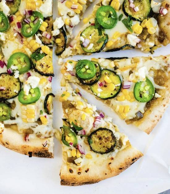Mexican Chili Cheese Corn Pizza