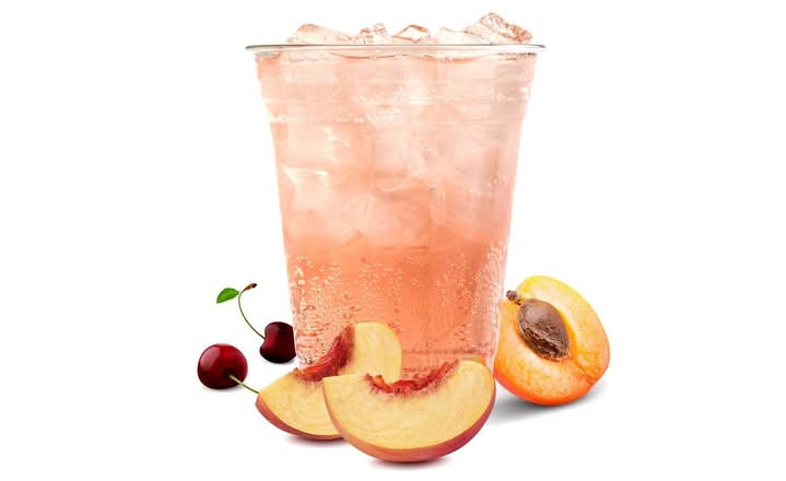 Peach Punch Mocktail