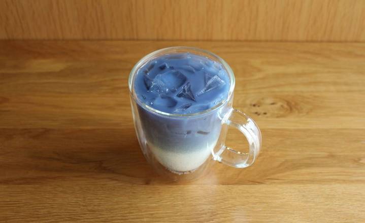 Iced Latte Butterfly Pea