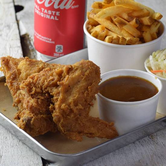 Combo 2mcx poulet frit / 2pc Fried Chicken Combo