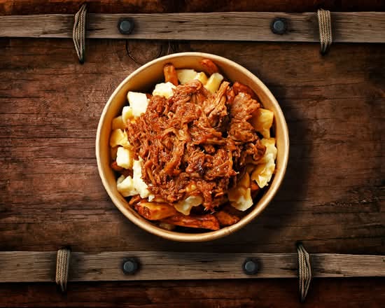 Poutine au porc effiloché / Pulled Pork Poutine