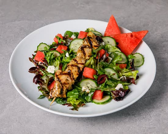 Watermelon Greek Chicken Salad