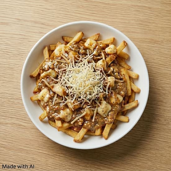 Veggie Delight Poutine.