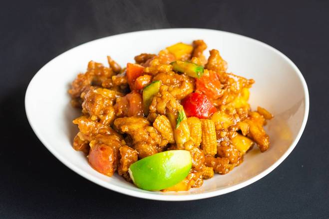 Chicken With Peanut Sauce