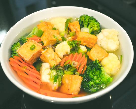 76. Vegetable Tofu Noodle Soup