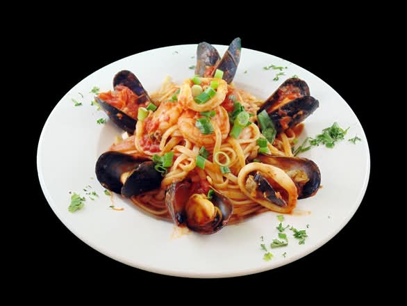 Spaghetti aux Fruits de Mer/ Seafood spaghetti